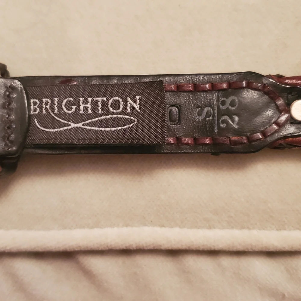 Brighton braided leather